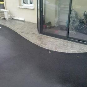 réalisation de pavage, enrobé et aménagements extérieurs de villa