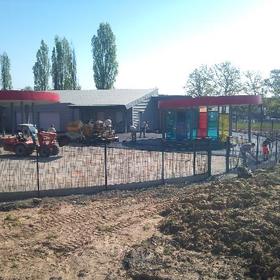 Travaux de VRD : terrassement et revêtement en enrobé