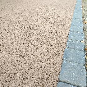 Terrasse en bton drainant