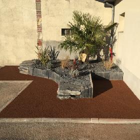 Exemple de réalisation de Béton Drainant